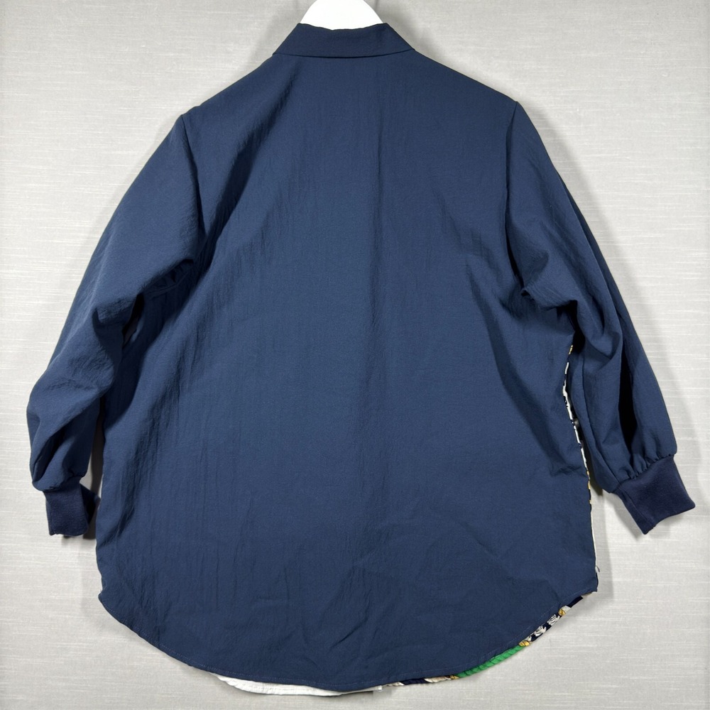 Vintage Silver Threads Top Womens M Color Block Sail Boat Preppy Rope Old Money - Picture 2 of 11